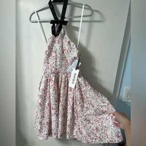 RODARTE For Target White Pink Floral Lace Overlay Babydoll Style Dress Size 11